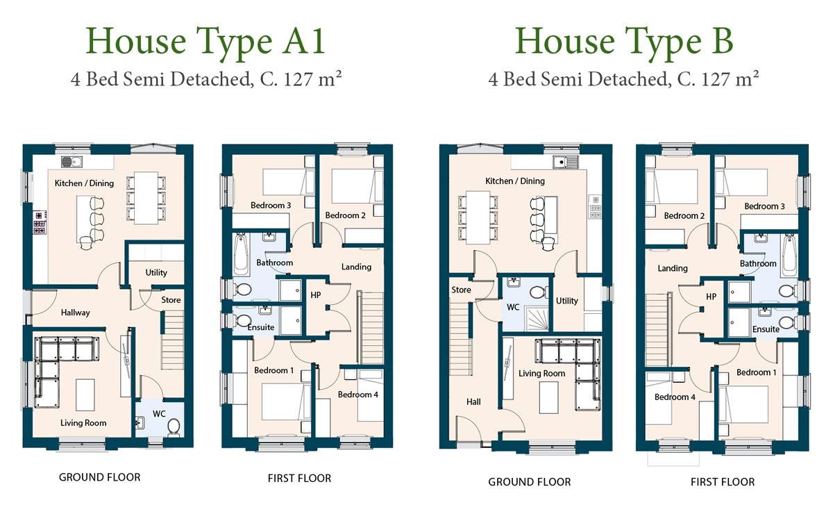 A1&B_floor_plans